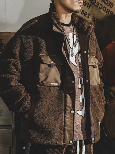 Ретро бархатная мужская куртка, тактический демисезонный пуховик, в американском стиле, увеличенная толщина