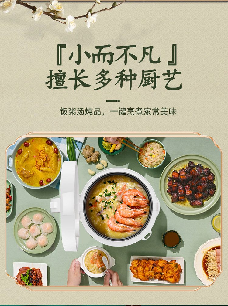 Электроварка 电饭锅家用老式迷你1-2-3-4-5人小型电饭煲蒸煮2-5升学生宿舍饭煲 Peoreq