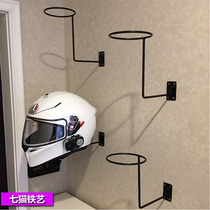 Motorcycle helmet display rack hat helmet wall hanging mens and womens helmet storage rack hat bracket