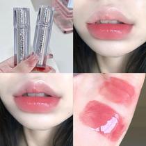 Ice and snow water glossy lip glaze autumn and winter jelly lip amber ice tea color cherry color whitening pseudo-no makeup lipstick niche