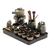 Stone Mill Lazy Automatic Tea Set for Home Use, Light Luxury High-End Tea Brewing Device, Office Kung Fu Teapot and Teacup