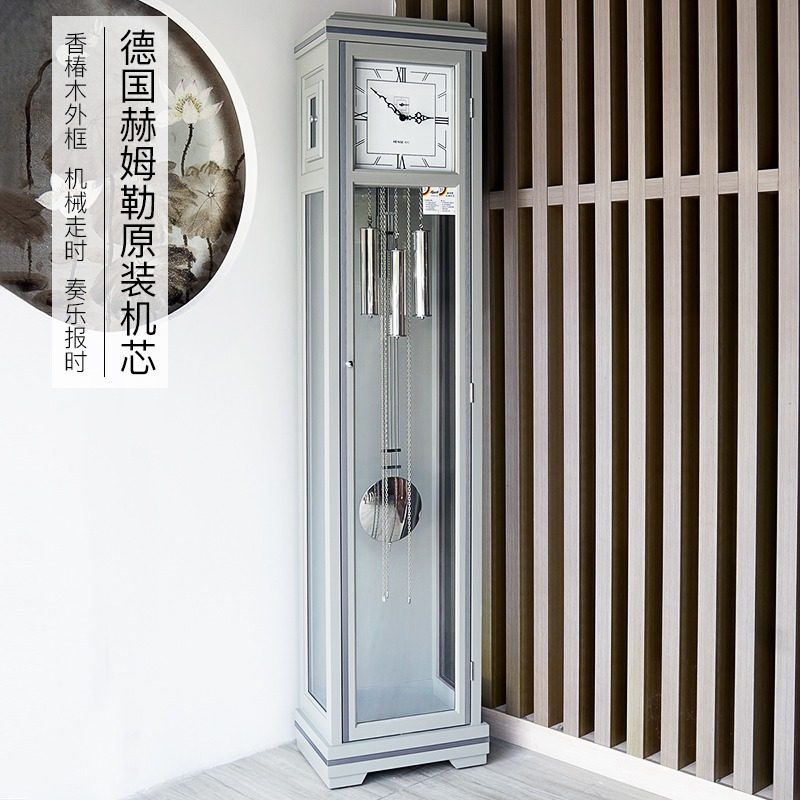Floor clocks Home High-end Pendulum eurostyle Living room Mechanical clock Germany Hermler seat clock office pendulum clock-Taobao