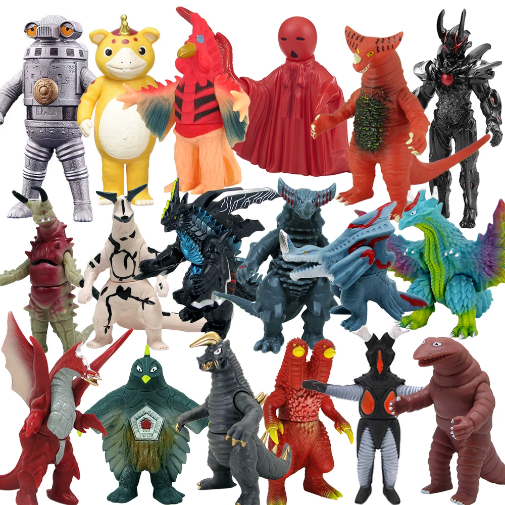 Monster, toy from soft rubber, movable doll, minifigure
