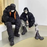 Martens, модный высокий бульдозер, челси на платформе, сапоги, 8см, средней длины