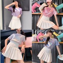 Shake-in-the-style Korean dance students dance h Cheerleaders Costume Women Suit Jazz Dance Performance Wear sequels