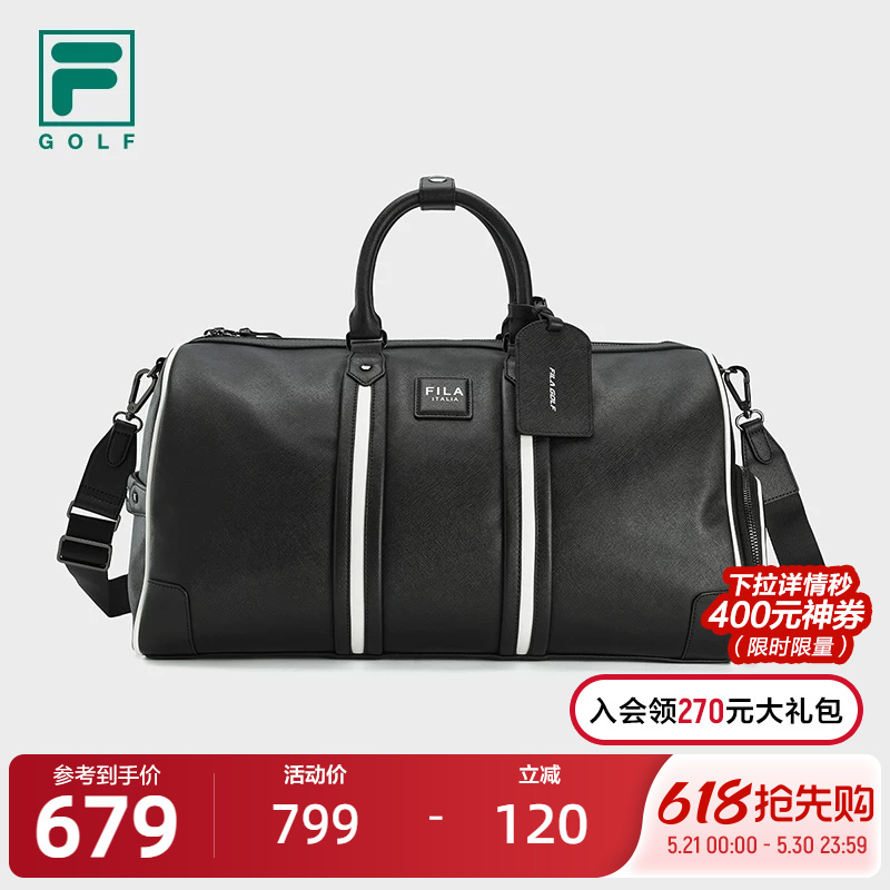 Fila Official Couple's Bag 2025 Spring New Golf Sports Handbag Casual Shoulder Bag