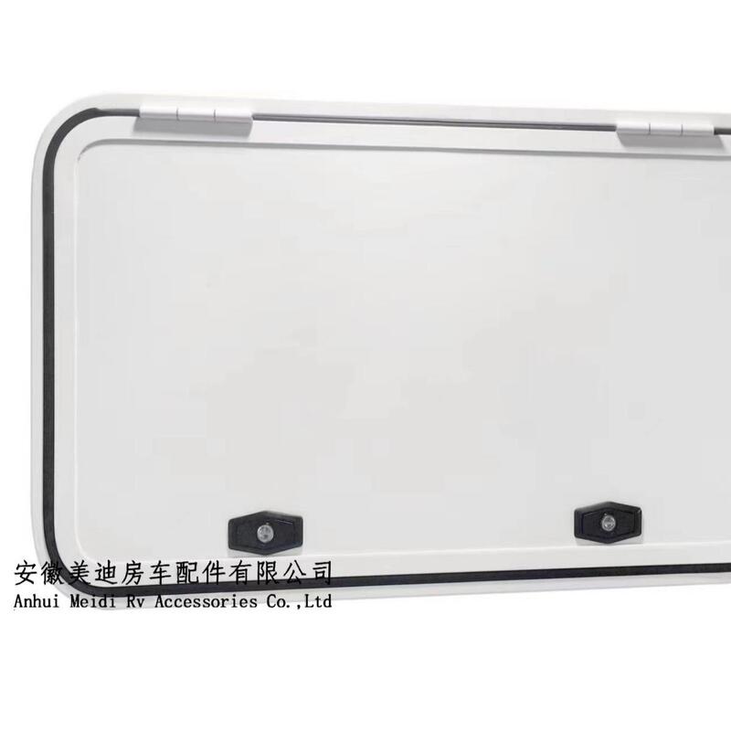 Md Rv Hatch Door Trailer Aluminum Alloy Lockable Luggage Storage Hatch Door Aluminum Alloy Foreign Trade Manufacturer