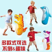 Large tumbler toy inflatable baby thickened fitness blowing sandbag balloon cartoon PVC childrens toy