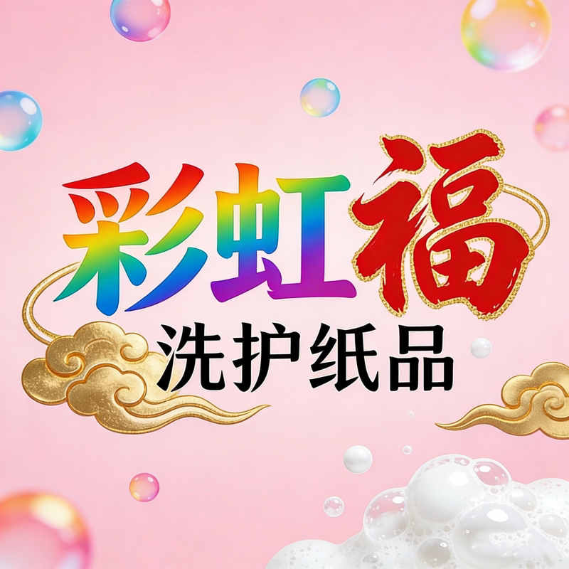 彩虹福卫生用品的LOGO