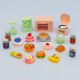 Miniature Pretend Play Kitchen Rice Cooker Oven Miniature Furniture Home Appliances Dollhouse Scene Model Children's Toys