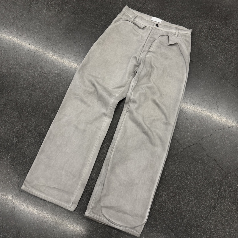 Alexander Digenova Underground Pants Double-Layered Cut Washed Vintage Pocket Tapered Straight Pants