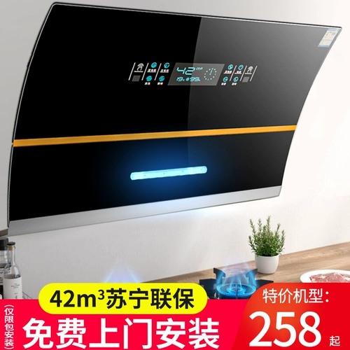 Mrs. Alahao, большая вытяжка с вытяжкой, домашняя кухня, маленькая арендованная вытяжка с двойным всасыванием и двойным мотором.