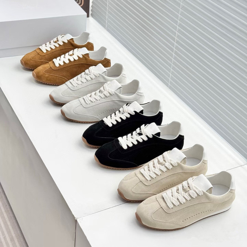 Genuine Leather Training Shoes 2026 Autumn New Style Lace-Up Breathable Soft-Soled Casual Sneakers Unisex Genuine Leather Training Shoes 2026 Autumn New Style Lace-Up Breathable Soft-Soled Casual Sneakers Unisex