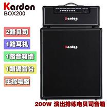 Caton BOX-200 200-watt band speaker bass playing and singing rehearsal performance electric bass speaker