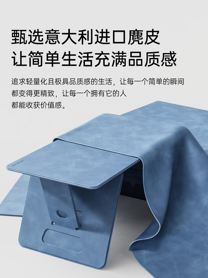 色刻便携式小桌子多功能折叠桌出差旅游办公吃饭迷你电脑桌沙发飘窗宿舍床上车上卡片式学习桌写作业神器