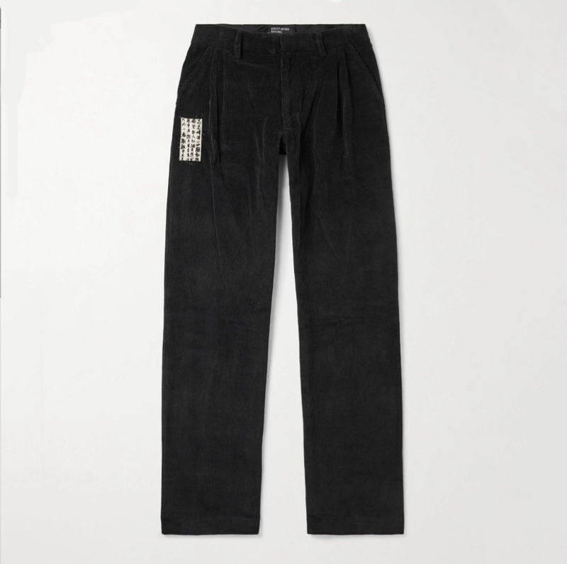 {Clearance Sale} Erd24Fw Melancholic Rich Second-Generation Corduroy Patchwork Straight-Leg Washed Dress Pants {Clearance Sale} Erd24Fw Melancholic Rich Second-Generation Corduroy Patchwork Straight-Leg Washed Dress Pants