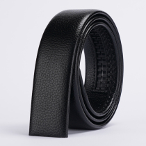 Heilan Home Official Flagship Store Mens Genuine Leather Automatic Buckle Without Header Cowhide Pants Belt Versatile No Buckle Genuine Leather