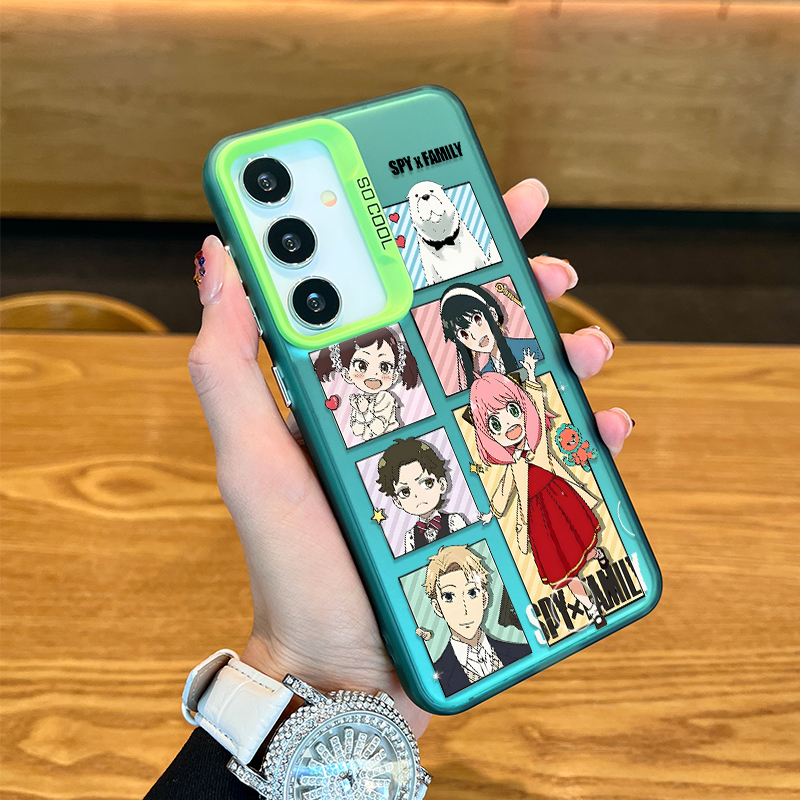 Suitable for Samsung S26 Phone Case Spy-Themed Play Samsung S24 Ultra Laser S25 Matte Hard Case S21 Cute Aniya New Model S23 Fe Men and Women Protective Case 22 Full Coverage Plus