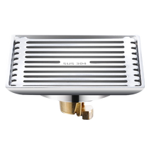 Baihan 304 stainless steel floor drain all-copper deodorizer bathroom bathroom sewer washing machine large displacement universal