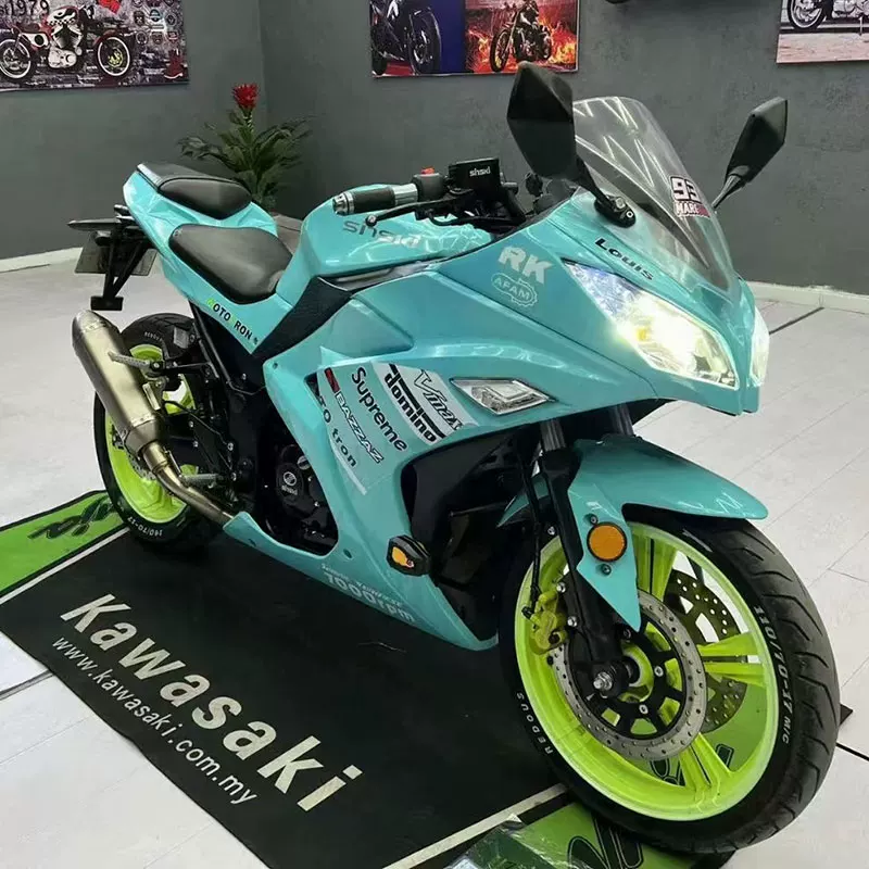 Мотоциклетная локомотивная установка Little Ninja Horizon Arctic Northern Light для взрослых на бензиновом авто с лицензией