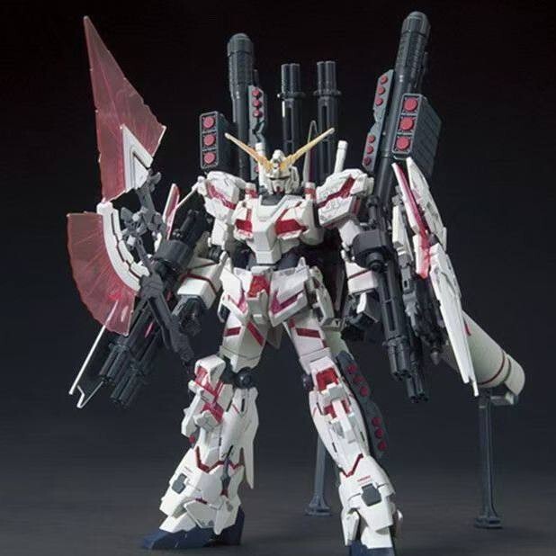 Star Full Equipment Unicorn Star Action Perfect Unicorn Destruction Mode Hg Gundam Assembly Model Toy Gift