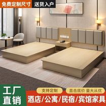 Hotel standard room customized full set of hotel B&B furniture apartment guest room dedicated bedroom double bed storage tatami