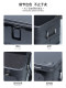 Lubuka 50Pro Outdoor Camping Aluminum-Magnesium Alloy Storage Box Modified Box with Large Capacity and Can Be Used as a Tripod Organizer Box