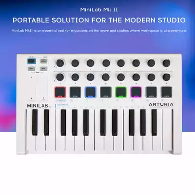 Arturia MIDI keyboard 25-key MiniLab MKII Music arrangement Portable 25-key National Bank