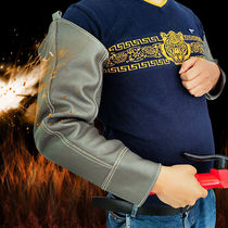 Applicable cows leather electric welders welding anti-burn and heat-resistant and anti-Mars protection arm sleeve labour insurable head layer