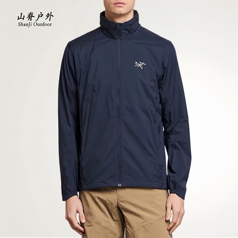 Arc'Teryx Nodin Jacket, Lightweight and Breathable Sun Protection Clothing with Hidden Hood, Skin Jacket, Wind Shell, Men's Style Arc'Teryx Nodin Jacket, Lightweight and Breathable Sun Protection Clothing with Hidden Hood, Skin Jacket, Wind Shell, Men's Style