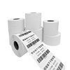 Three-Proof Thickened Copperplate Paper Label Stickers 60X40 50 70 80 100 Long-Term Storage Adhesive Printing Paper Express Delivery Code Stickers Food Sample Retention Station Order Paper Barcode Labels