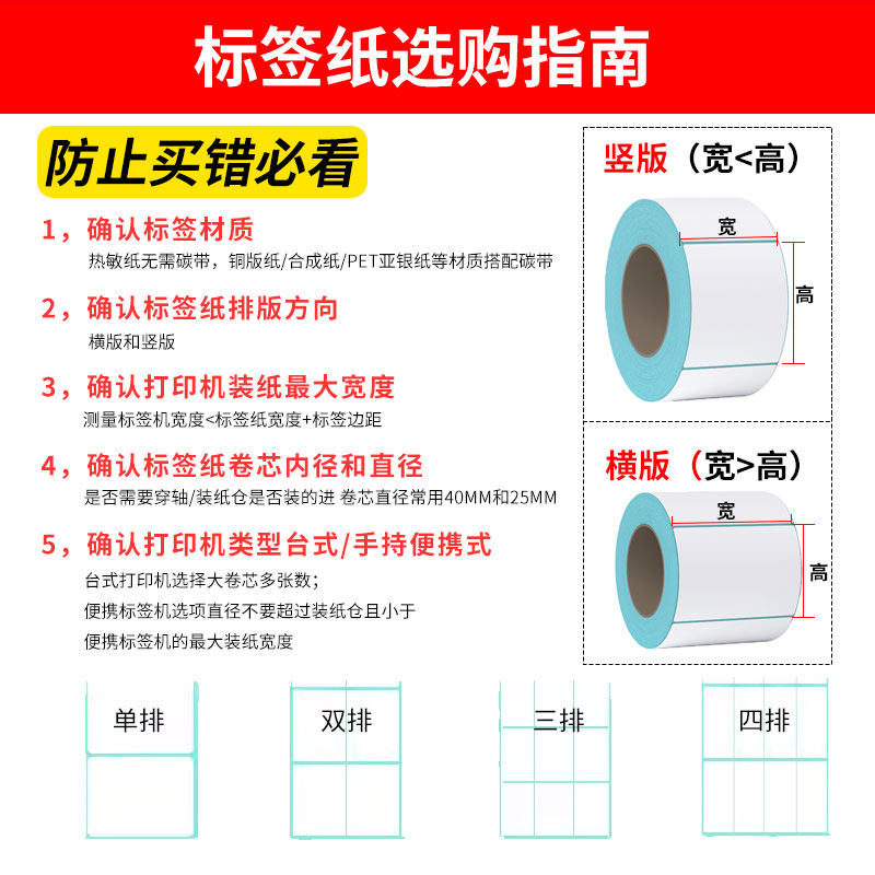 Three-Proof Thermal Printing Paper Self-Adhesive Label Paper 40X30Mm 50 60 70 80 90 100 150 Weighing Paper Supermarket Milk Tea Price Electronic Scale Blank E-Mail Barcode Paper Sticker