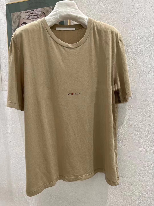 Imported Fabric, Not Easily Deformed, Comfortable and Easy to Wear, Thin and Soft, Milk Tea Color T-Shirt