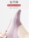 Ice Silk Boat Socks for Women, Non-Slip, No-Show, Summer Thin Socks, Low-Cut Invisible Seamless Cotton Bottom Short Socks