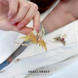 Элитный Феникс, медная металлическая китайская брошь, эмаль, костюм, булавка, аксессуар, китайский стиль, изысканный стиль