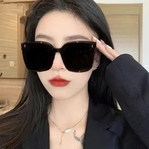 Large-frame sunglasses show face small-level sense fashion slimming sunglasses for women summer UV protection eye protection sunshade photo taking