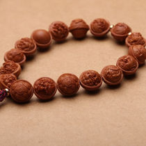 Wooden Pson Nuclear Sculpted Dragon Tattoo Walnut 18 Rohan engraving for 8 Rohan Handstring Handheld with male and female small seed Four Elephant Gossip