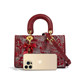 CENTARL&KATTY New Chinese Style Red Wedding Bag Women's 2025 New Princess Diana Bag Large Capacity Bridal Bag