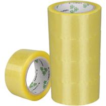 Transparent tape sealing glue yellow express packaging tape sealer large yellow tape tape household width 4 8cm