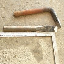 New woodworking 7-shaped flat head garden chrome steel mold removal crowbar head crowbar head hardness of about 50 mold removal artifact pry