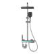 Jomow Shower Set Household All-Copper Bathroom Shower Rain Faucet Shower Constant Temperature Nozzle Booster