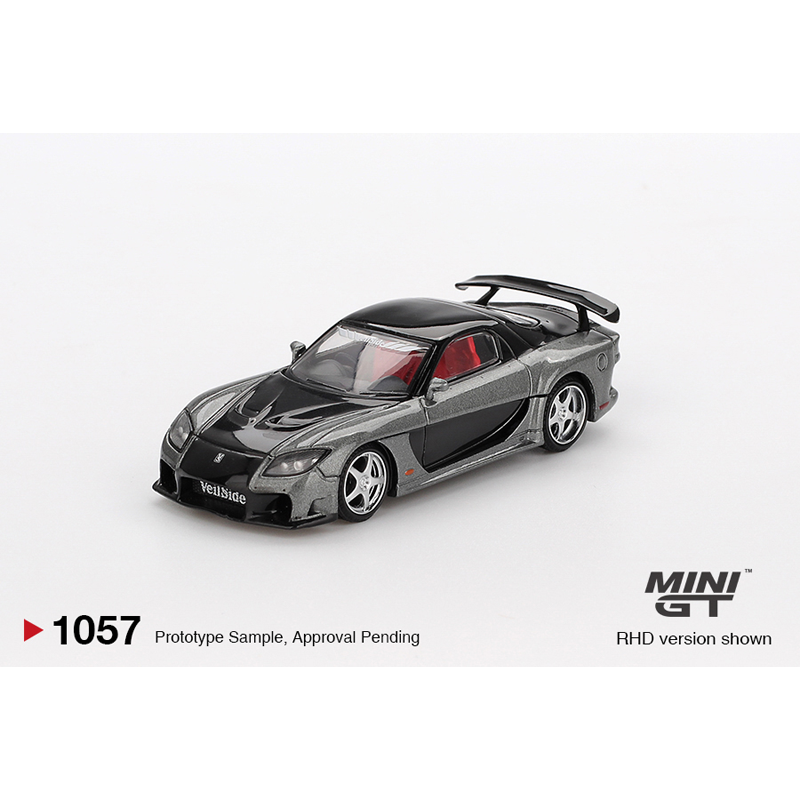 汽車模型 MINIGT 1:64 马自达RX-7 Mazda VeilSide 1057合金汽车模型摆件
