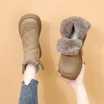 Popular snow boots for women in winter 2023 new velvet thickened northeastern large cotton shoes waterproof anti-slip warm short boots