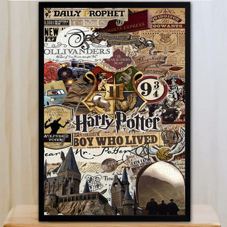 Harry potter peripheral building block puzzles for children 6 to 12 years old and above, toys, figurines, birthday gifts, customized photos