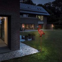 Solar Light with Stake Ornament Flamingo Statue for Passage