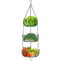 Fruit Basket Hangings Stand Fruit Vegetable Holder And