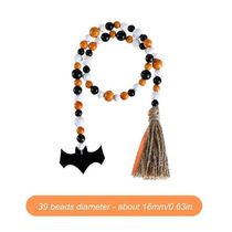 Hot Selling 2pcs set Halloween Wooden Bead Garland Beaded