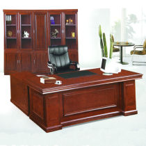 Huayou (HUAYOU) Huayou mobilier de bureau patron bureau placage en bois massif bureau exécutif bureau exécutif bureau président