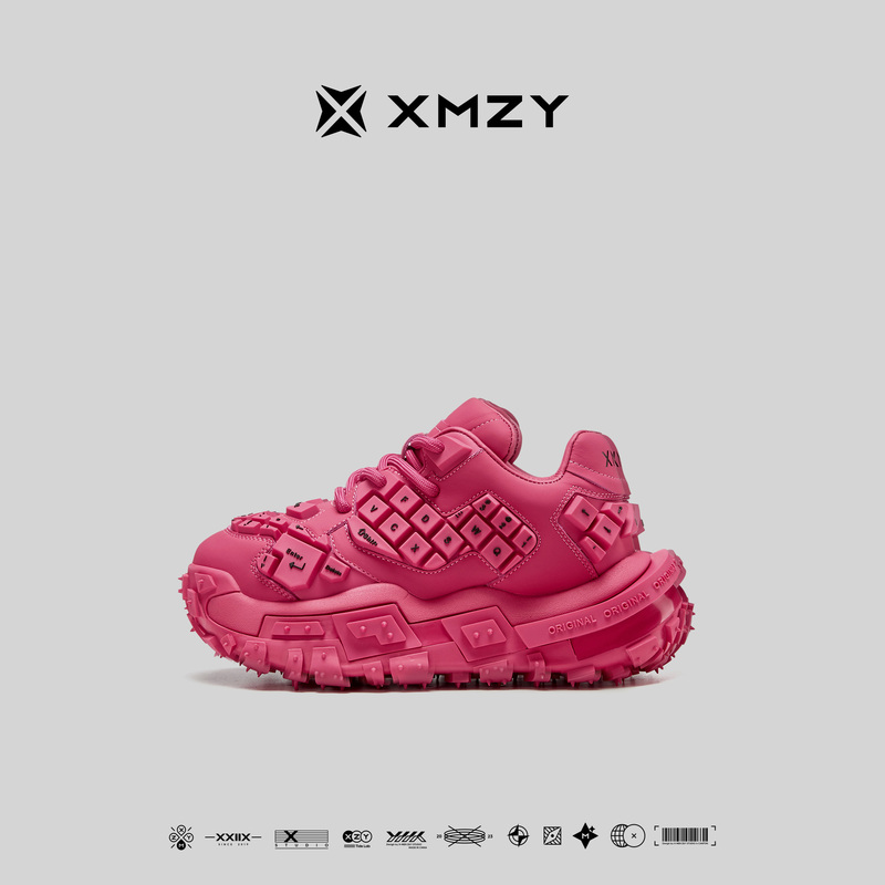 [Same Style as Celebrity Ju Jingyi] Xmzy2026 Spring New Original Design Thick-Soled Fashionable Dad Shoes for Men and Women
