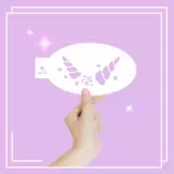 Детская сказочная маленькая мультяшная форма, окрашенный шаблон, русалка